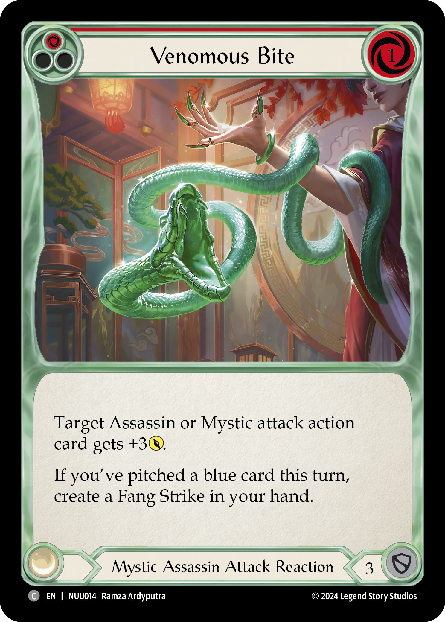 Venomous Bite [NUU014] (Part the Mistveil Nuu Blitz Deck) | Good Games North