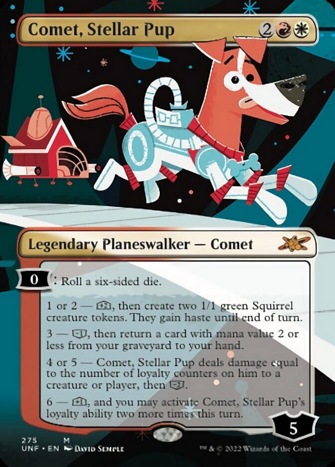 Comet, Stellar Pup (Borderless) [Unfinity] | Good Games North