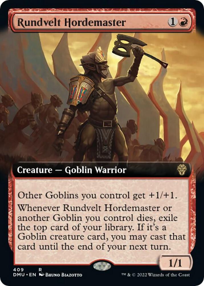 Rundvelt Hordemaster Extended Art (Dominaria United)  - Foil | Good Games North