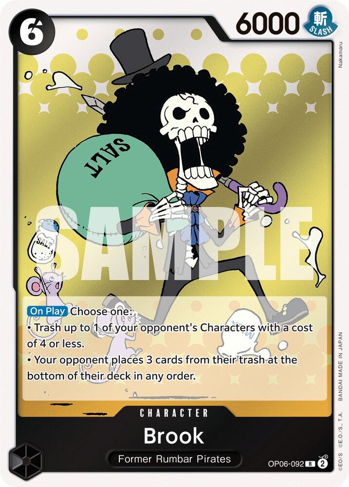 Brook OP06-092 (Wings of the Captain)  - Foil | Good Games North