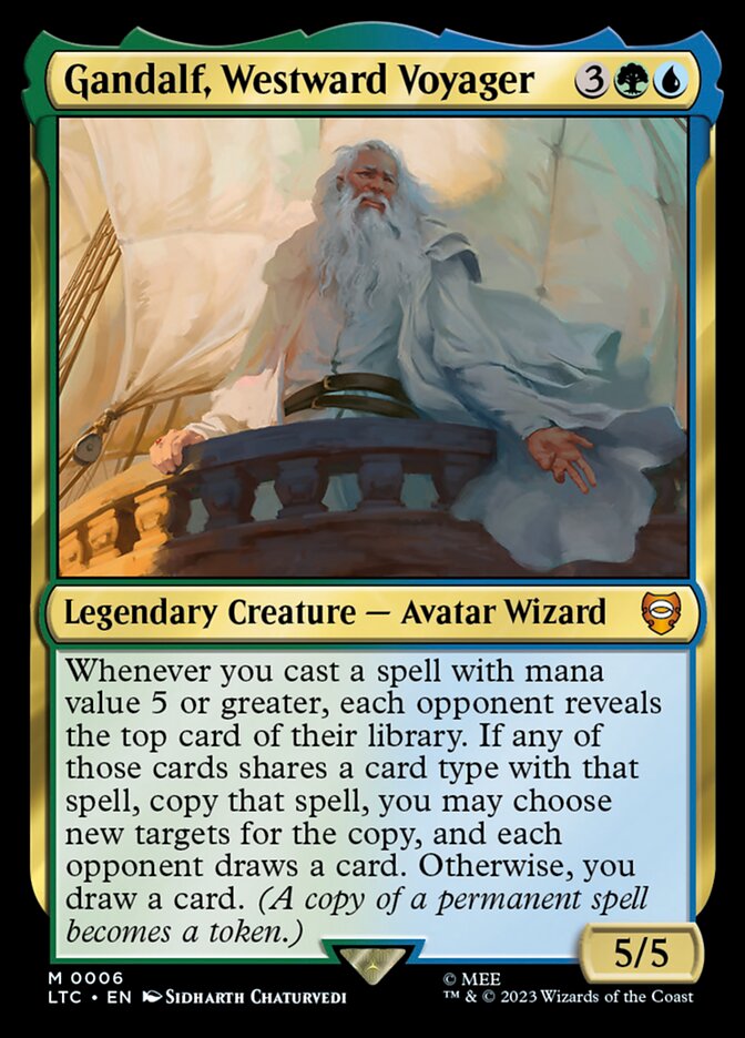 Gandalf, Westward Voyager 6 (Commander: The Lord of the Rings: Tales of Middle-earth)  | Good Games North
