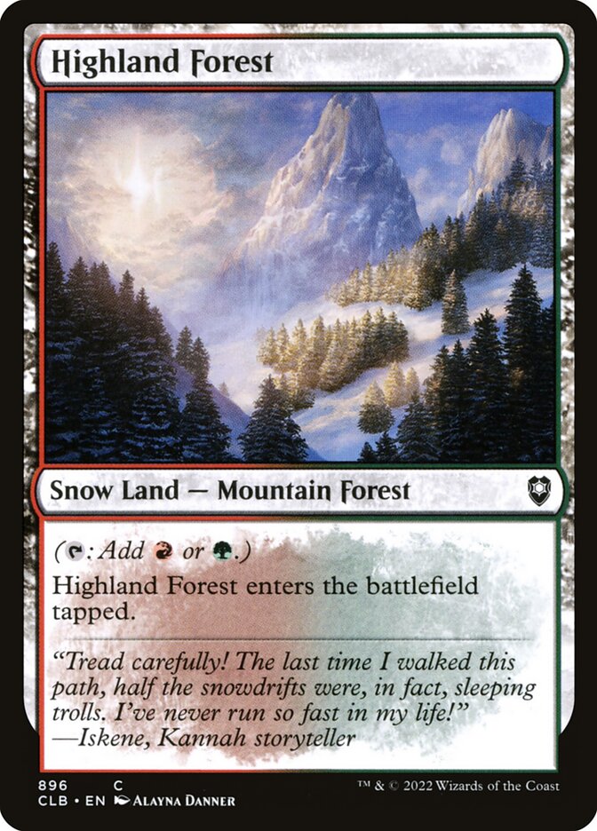Highland Forest (Commander Legends: Battle for Baldur's Gate)  | Good Games North