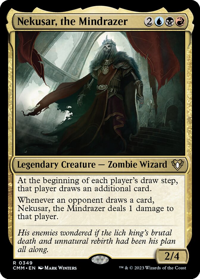 Nekusar the Mindrazer 349 (Commander Masters)  - Foil | Good Games North