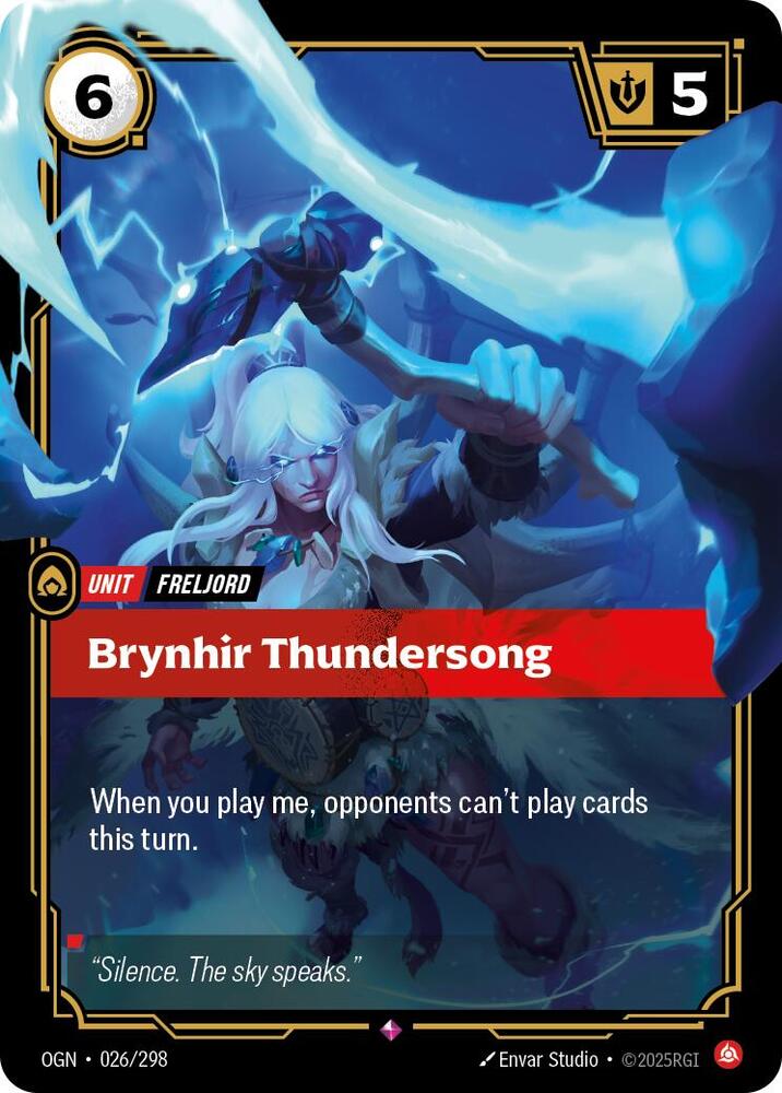 Brynhir Thundersong 26/298 (Origins)  - Foil | Good Games North