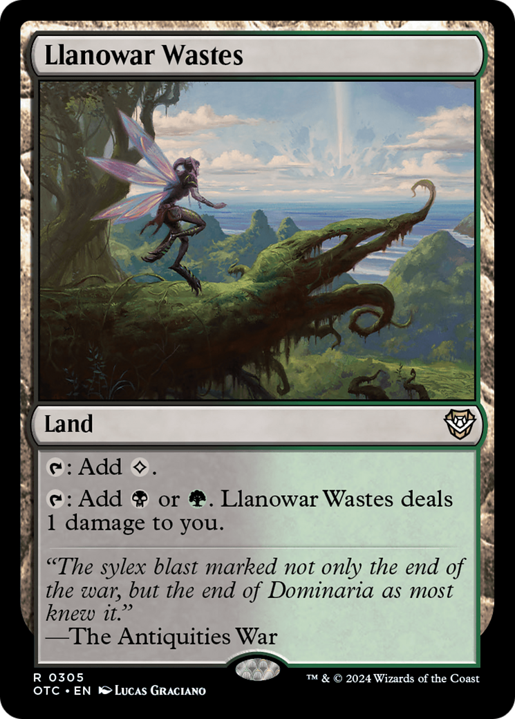 Llanowar Wastes [Outlaws of Thunder Junction Commander] | Good Games North