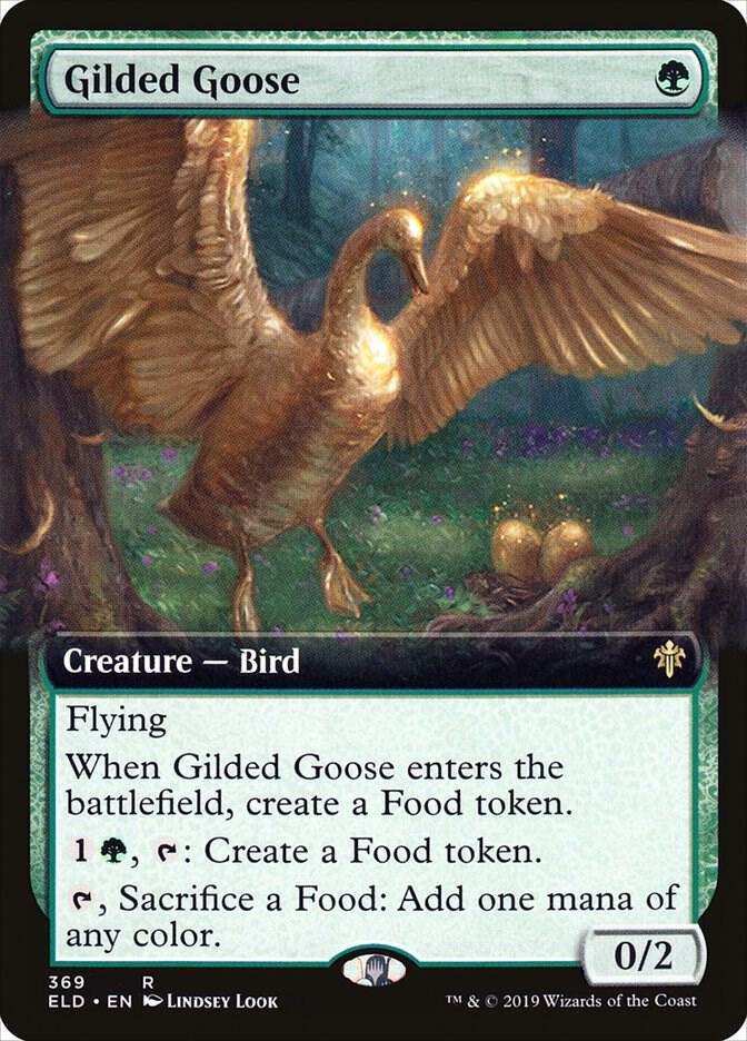 Gilded Goose Extended Art (Throne of Eldraine)  - Foil | Good Games North