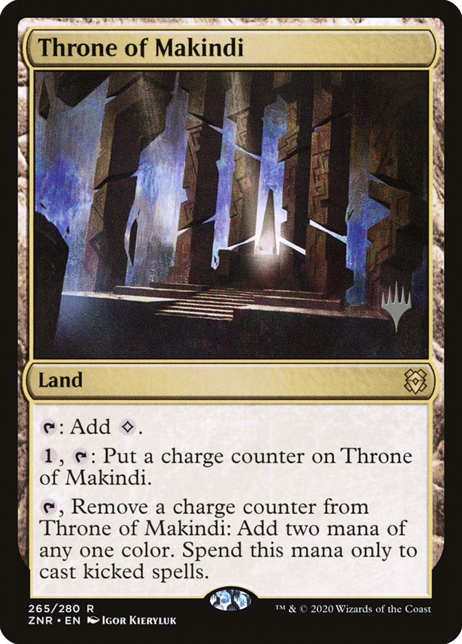 Throne of Makindi (Promo Pack) [Zendikar Rising Promos] | Good Games North
