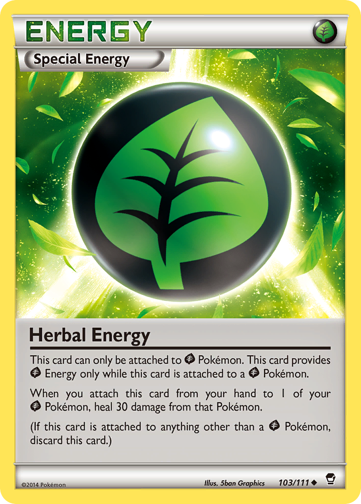 Herbal Energy (103/111) [XY: Furious Fists] | Good Games North