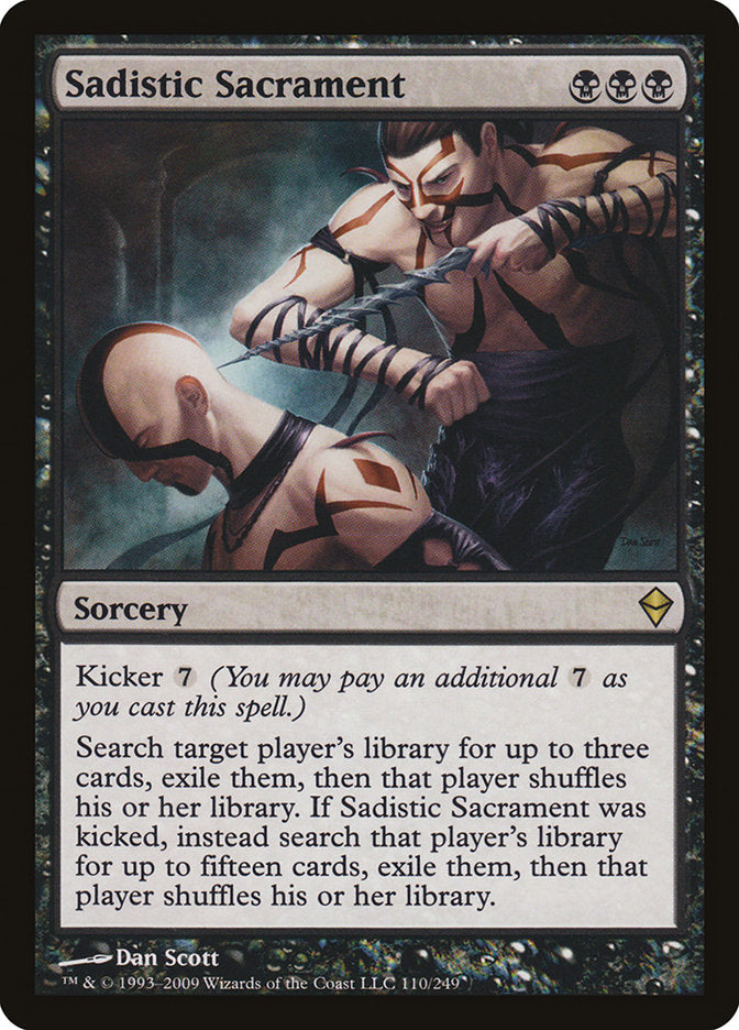 Sadistic Sacrament 110 (Zendikar)  | Good Games North