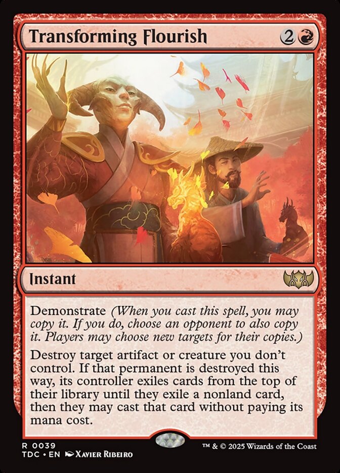 Transforming Flourish 39 (Commander: Tarkir: Dragonstorm)  | Good Games North