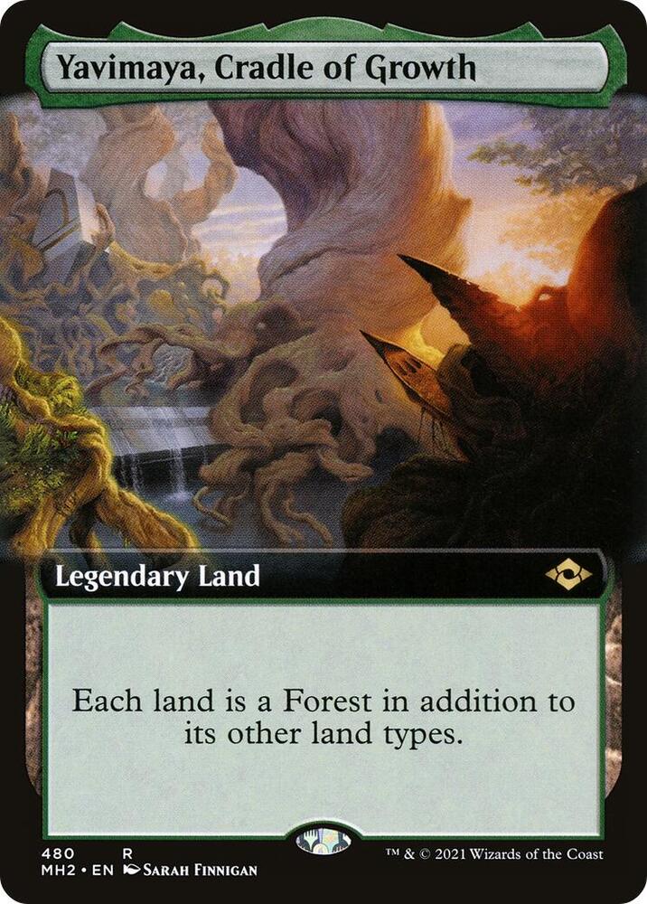 Yavimaya Cradle of Growth Extended Art (Modern Horizons 2)  | Good Games North