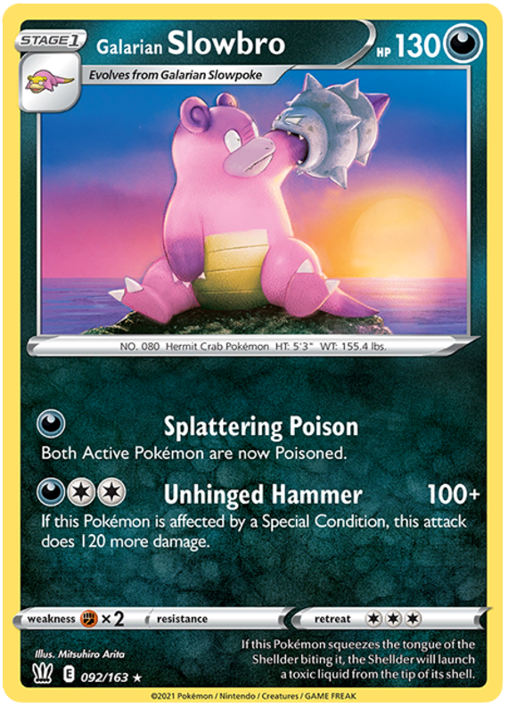 Galarian Slowbro (092/163) [Sword & Shield: Battle Styles] | Good Games North