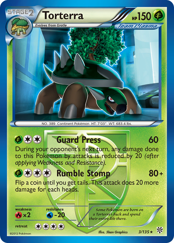 Torterra (3/135) [Black & White: Plasma Storm] | Good Games North