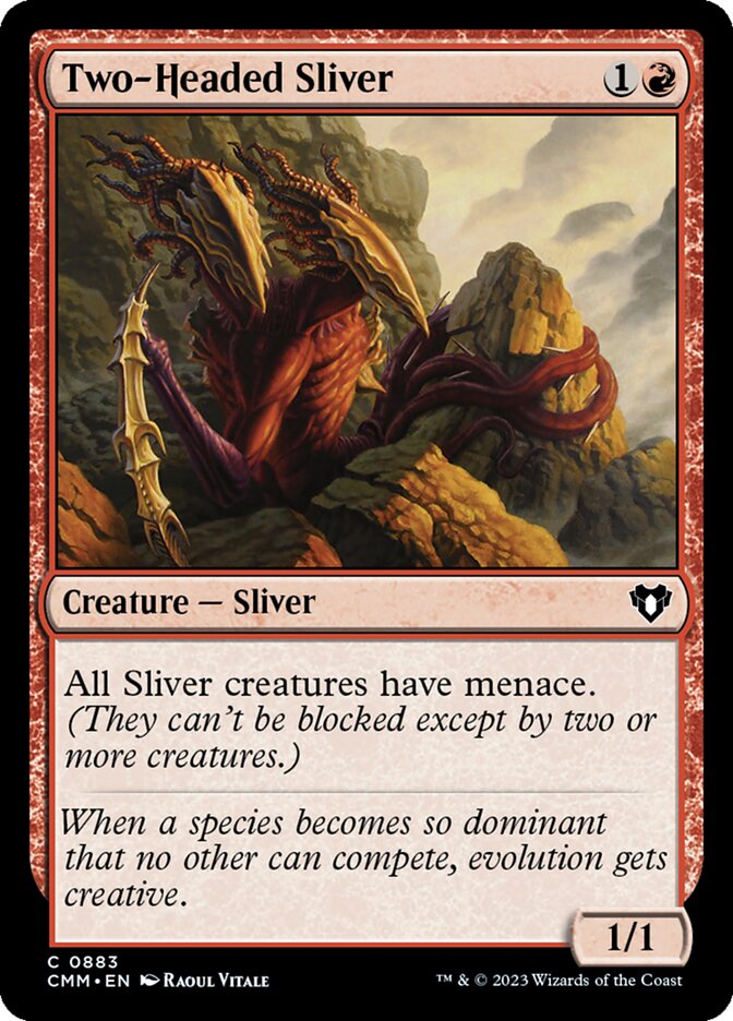 Two-Headed Sliver (Commander Masters)  | Good Games North