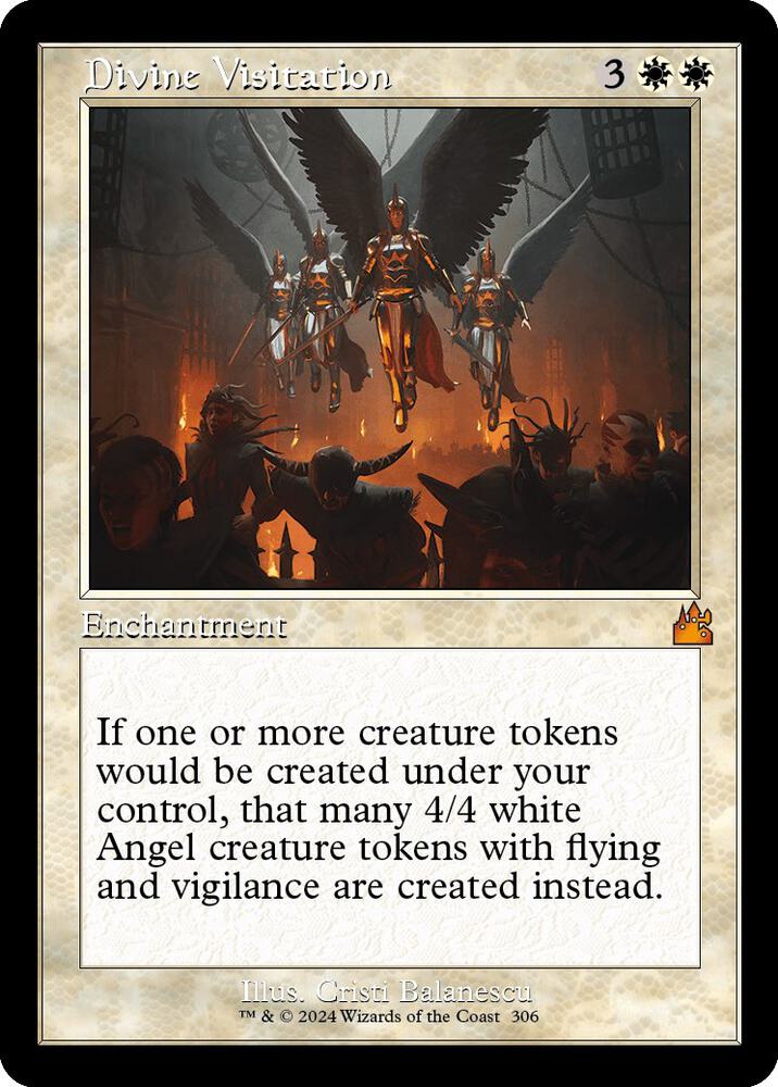 Divine Visitation Retro Frame (Ravnica Remastered)  - Foil | Good Games North