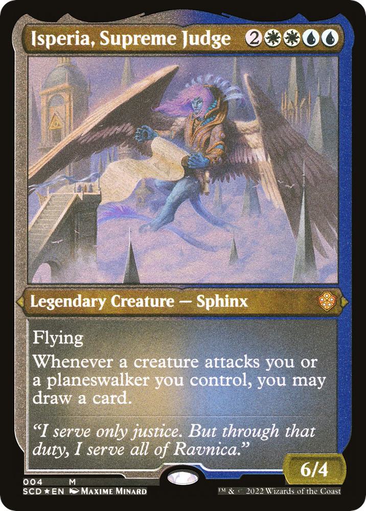 Isperia, Supreme Judge 4 (Starter Commander Decks)  - Etched Foil | Good Games North