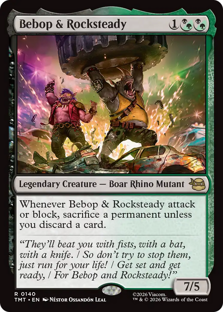 Bebop & Rocksteady [Teenage Mutant Ninja Turtles] | Good Games North