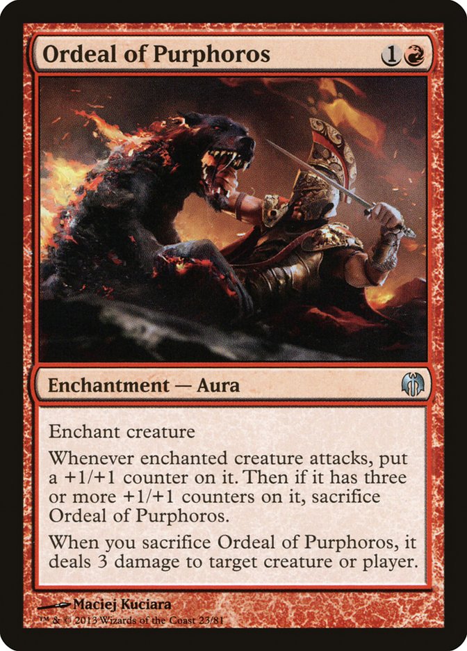 Ordeal of Purphoros [Duel Decks: Heroes vs. Monsters] | Good Games North