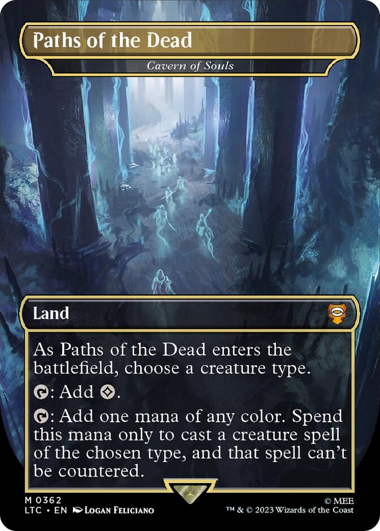 Paths of the Dead - Cavern of Souls (Surge Foil Realms and Relics) [The Lord of the Rings: Tales of Middle-Earth Commander] | Good Games North