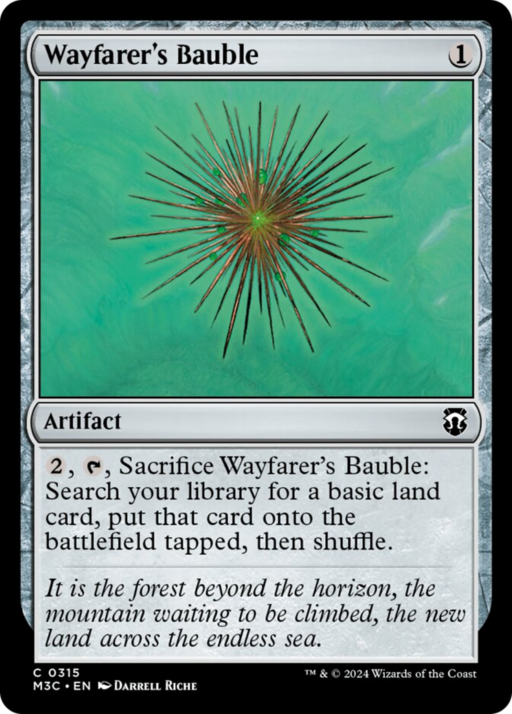 Wayfarer's Bauble (Ripple Foil) [Modern Horizons 3 Commander] | Good Games North