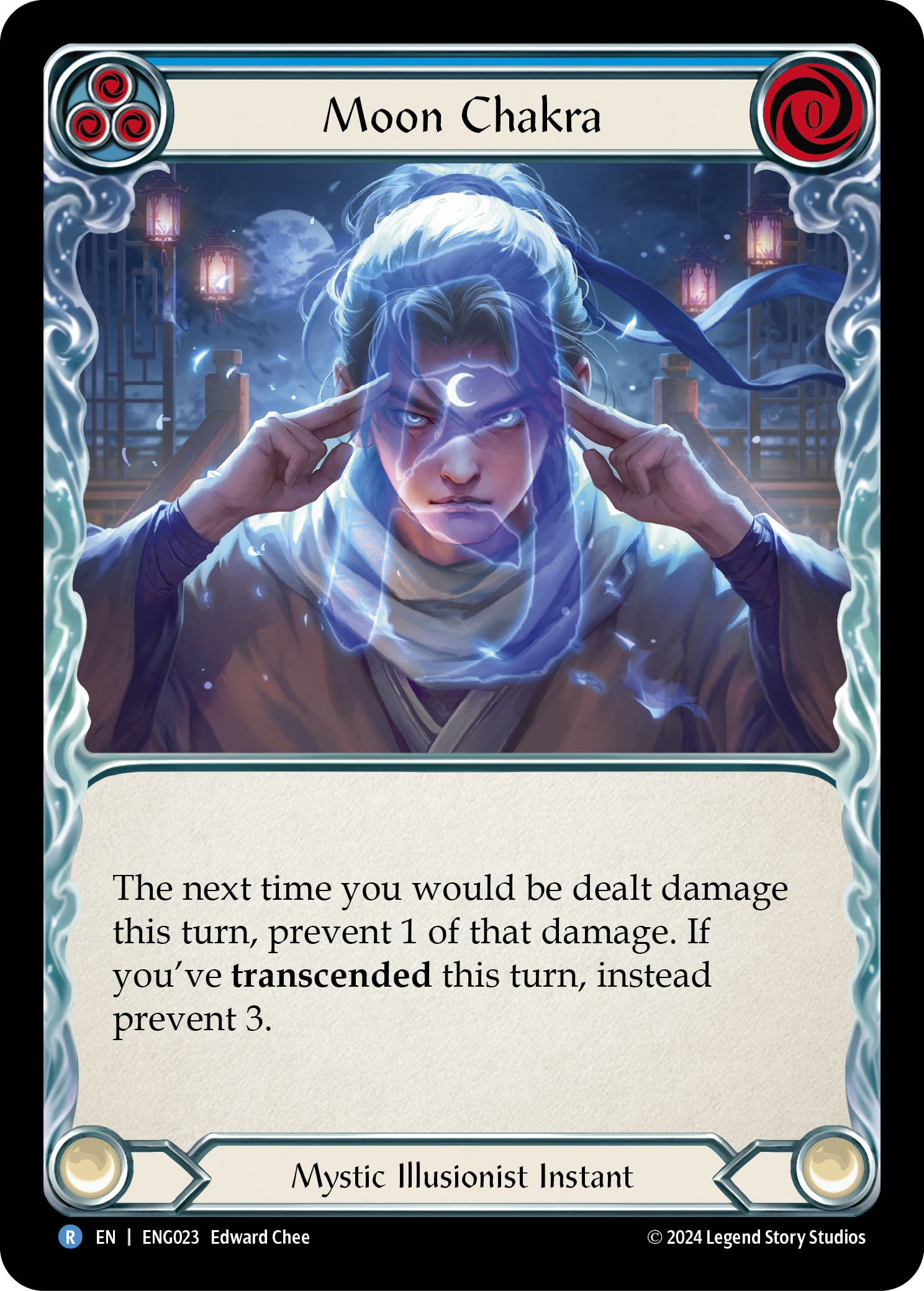 Moon Chakra [ENG023] (Part the Mistveil Enigma Blitz Deck) | Good Games North