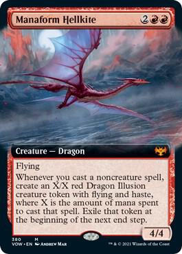 Manaform Hellkite Extended Art (Innistrad: Crimson Vow)  | Good Games North