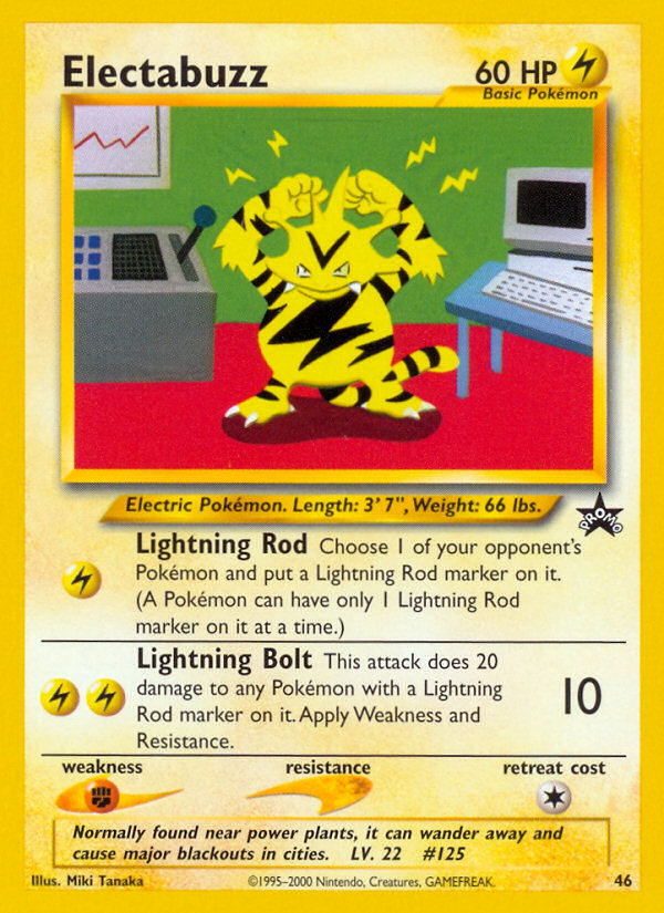 Electabuzz (46) [Wizards of the Coast: Black Star Promos] | Good Games North