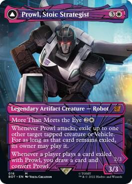 Prowl Stoic Strategist Shattered Glass 16/58 (Universes Beyond: Transformers)  | Good Games North