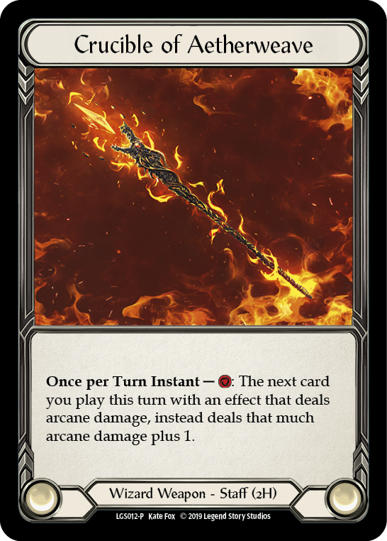 Crucible of Aetherweave [LGS012-P] (Promo)  1st Edition Cold Foil | Good Games North