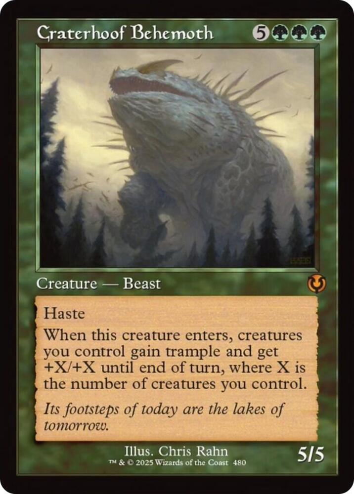 Craterhoof Behemoth 480 (Innistrad Remastered)  - Retro | Good Games North