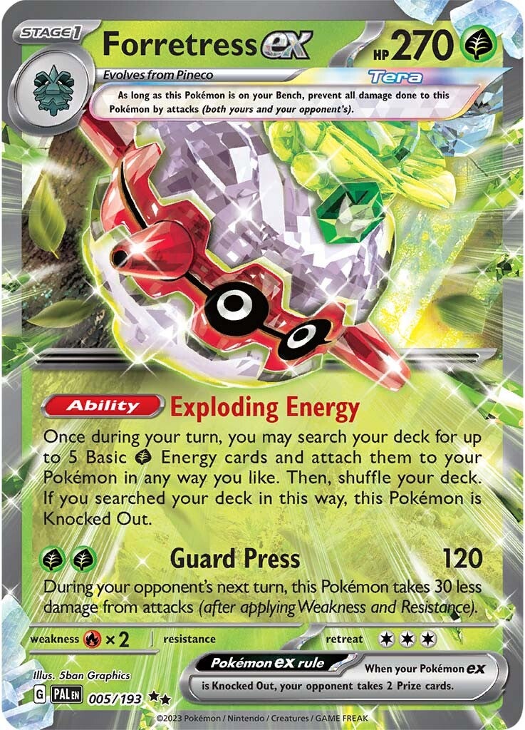 Forretress ex (005/193) [Scarlet & Violet: Paldea Evolved] | Good Games North