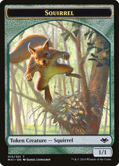 Zombie (007) // Squirrel (015) Double-Sided Token [Modern Horizons Tokens] | Good Games North