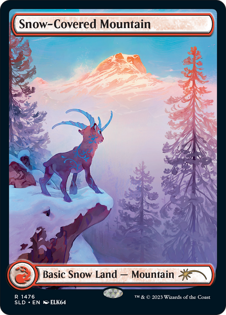 Snow-Covered Mountain (1476) [Secret Lair Drop Series] | Good Games North