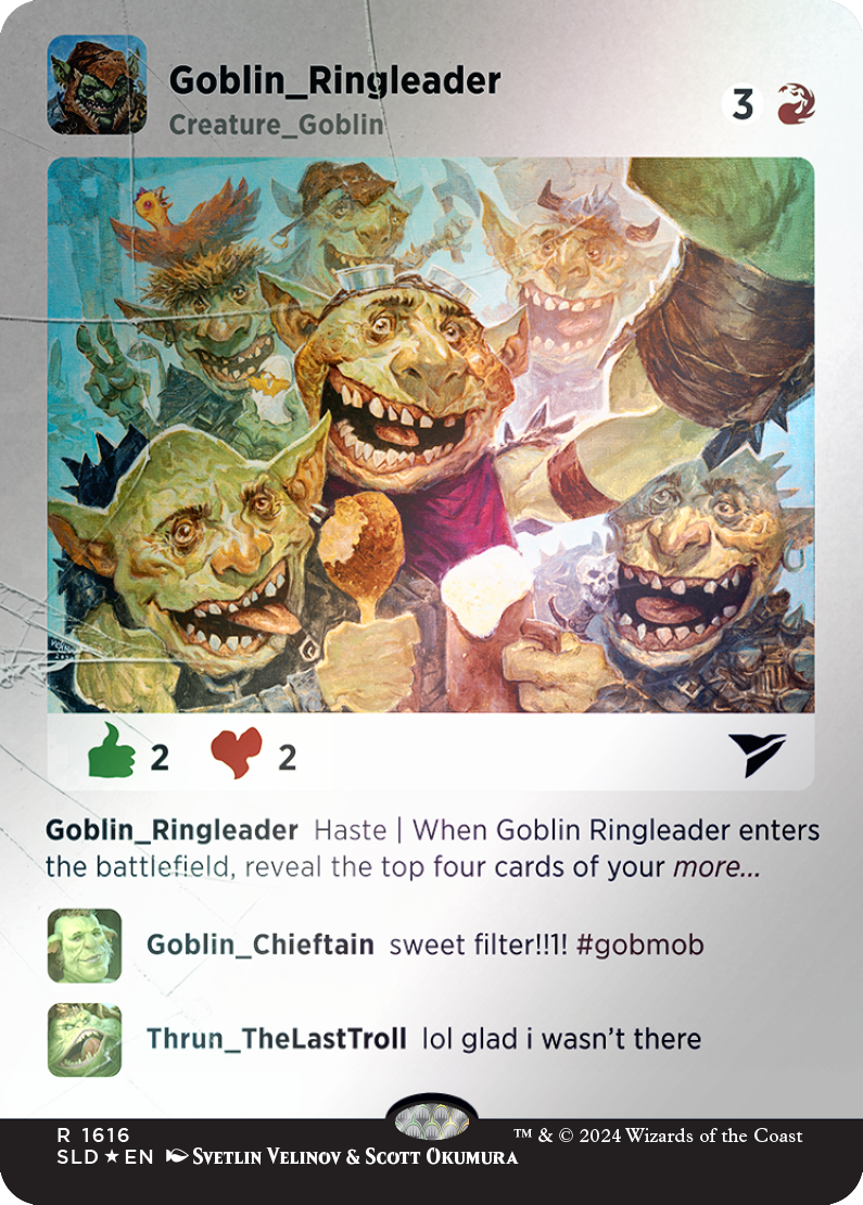 Goblin Ringleader (Rainbow Foil) [Secret Lair Drop Series] | Good Games North