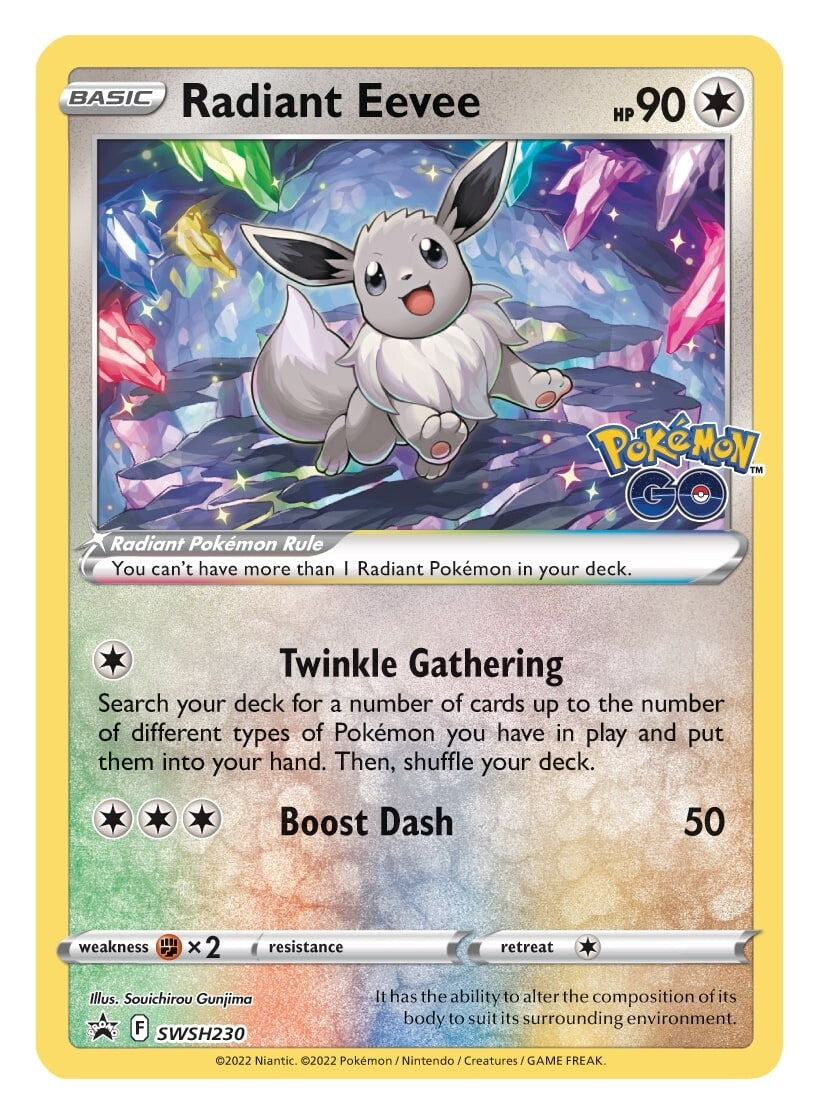 Radiant Eevee (SWSH230) [Sword & Shield: Black Star Promos] | Good Games North