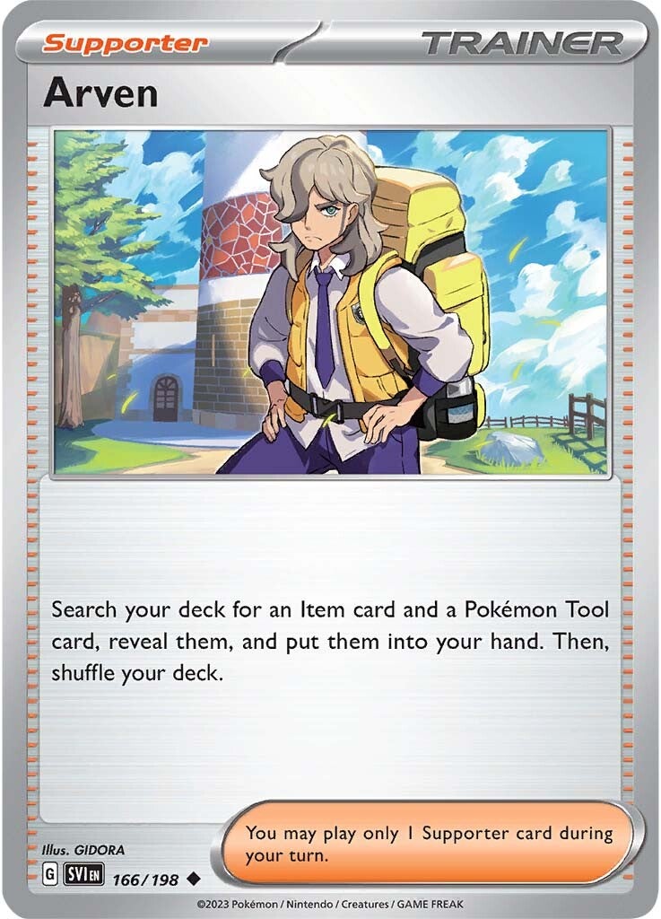 Arven (166/198) [Scarlet & Violet: Base Set] | Good Games North