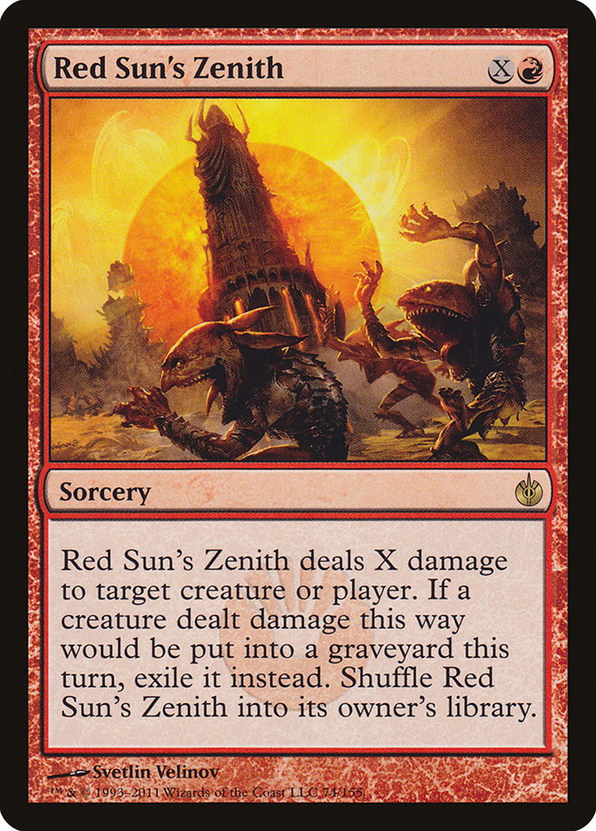 Red Sun's Zenith 74 (Mirrodin Besieged)  | Good Games North