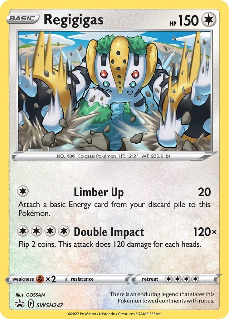 Regigigas (SWSH247) [Sword & Shield: Black Star Promos] | Good Games North