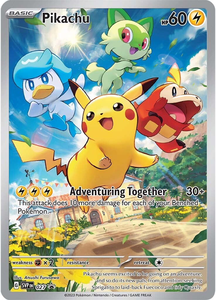 Pikachu (027) [Scarlet & Violet: Black Star Promos] | Good Games North