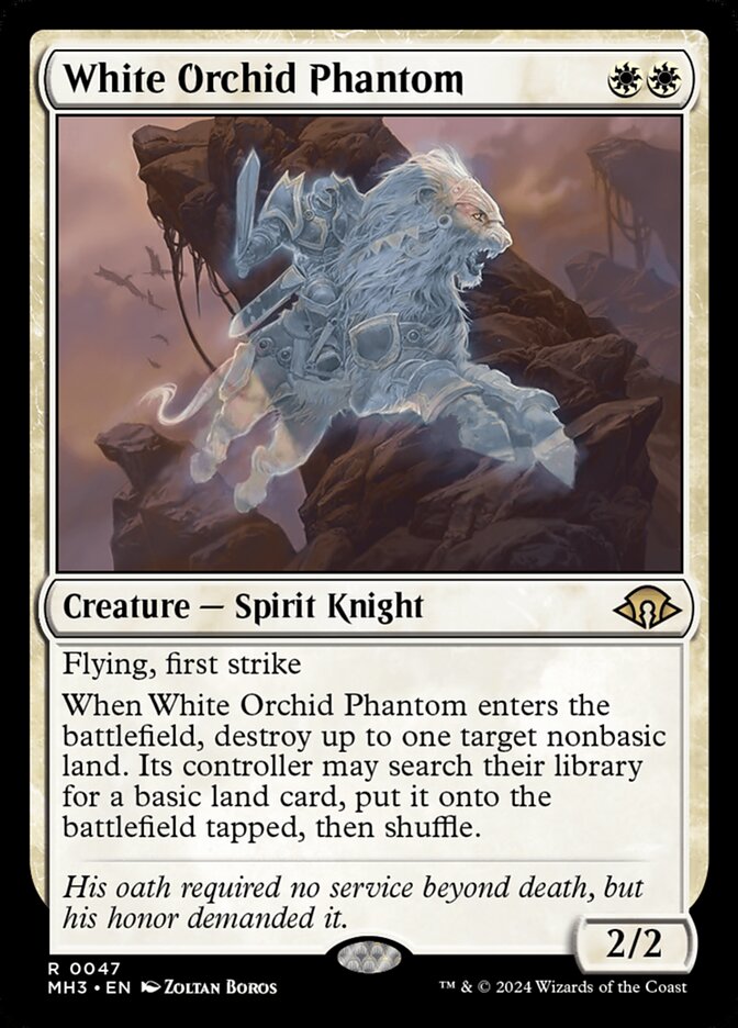 White Orchid Phantom 47/319 (Modern Horizons 3)  - Foil | Good Games North