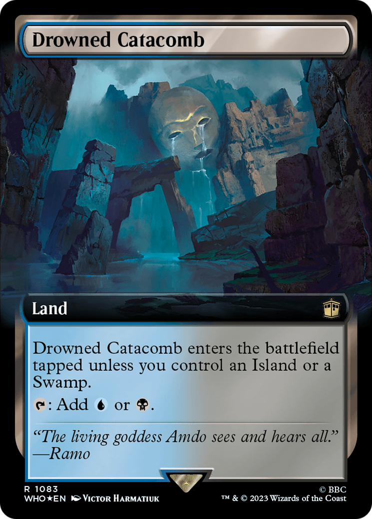 Drowned Catacomb (Extended Art) (Surge Foil) [Doctor Who] | Good Games North