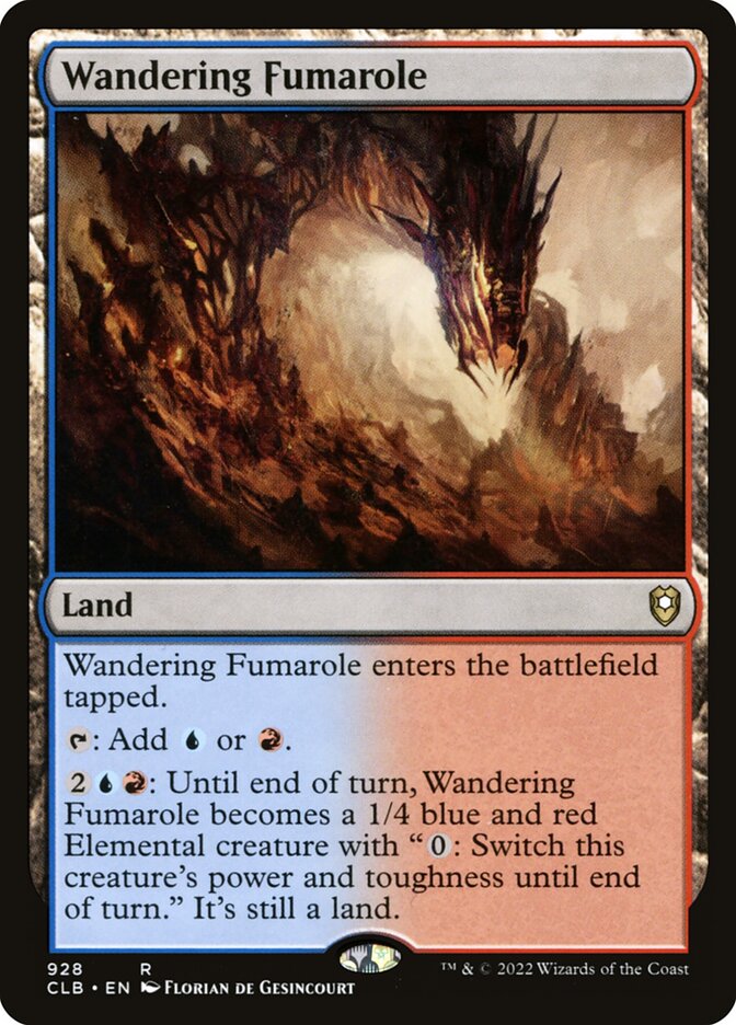 Wandering Fumarole (Commander Legends: Battle for Baldur's Gate)  | Good Games North