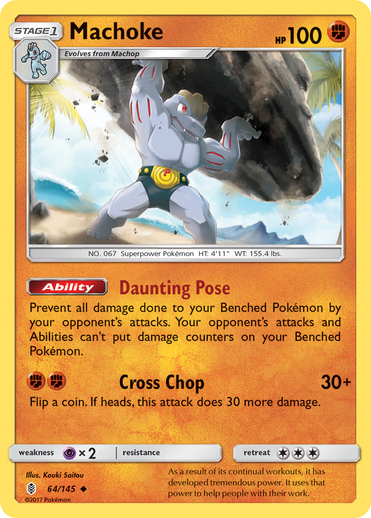 Machoke (64/145) [Sun & Moon: Guardians Rising] | Good Games North