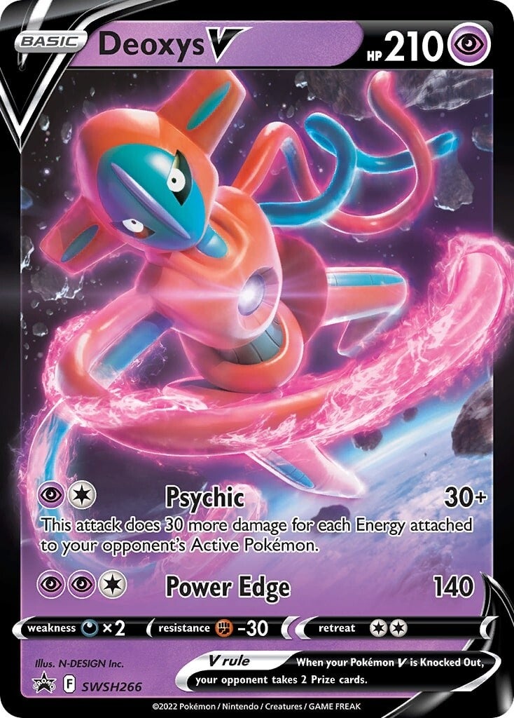 Deoxys V (SWSH266) [Sword & Shield: Black Star Promos] | Good Games North