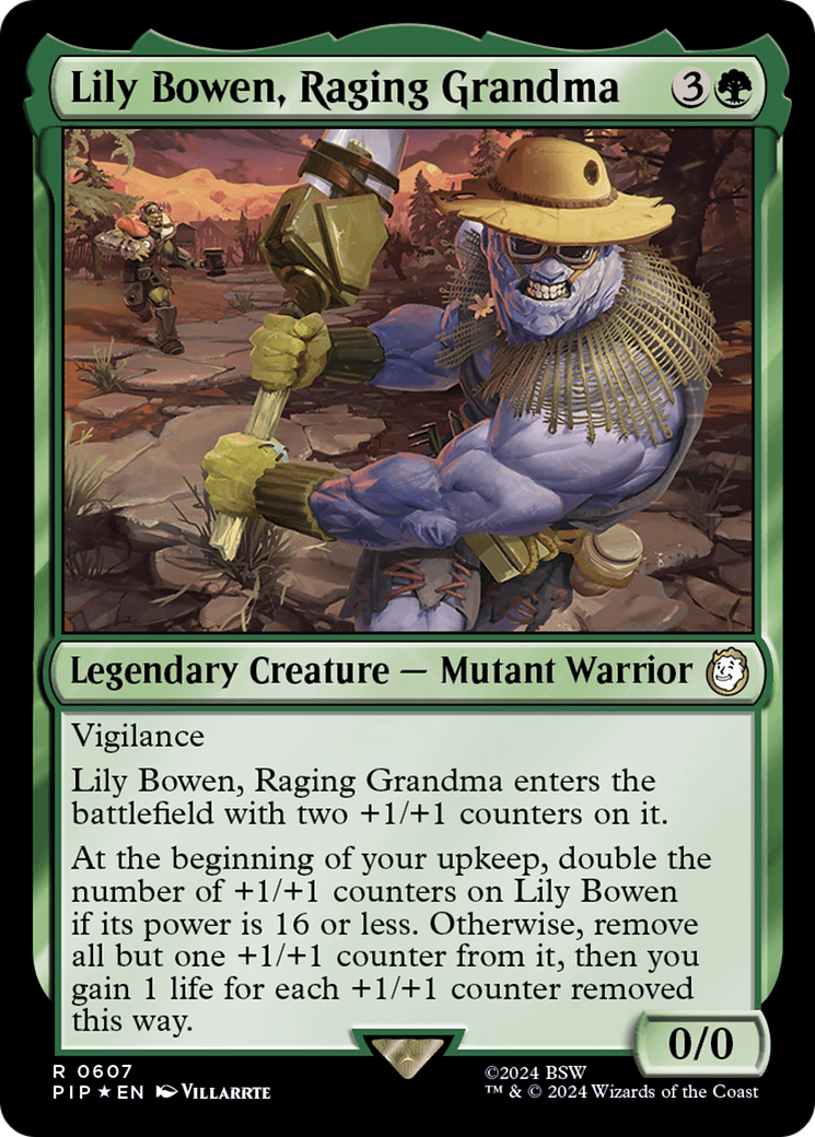 Lily Bowen, Raging Grandma (Surge Foil) [Fallout] | Good Games North