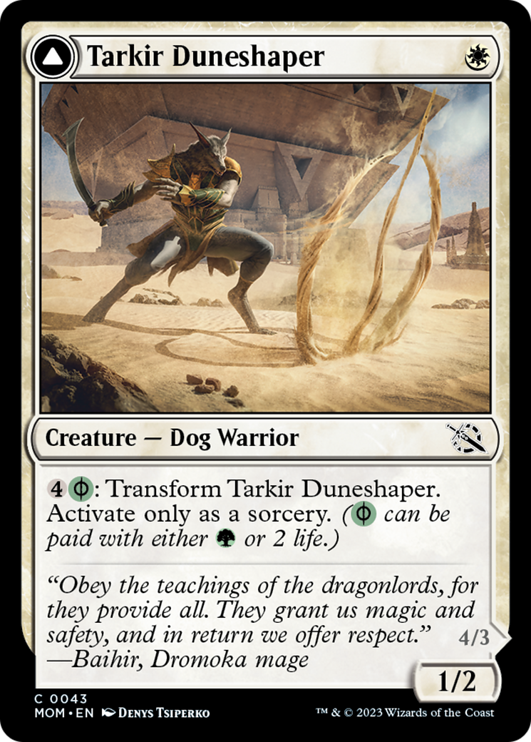 Tarkir Duneshaper // Burnished Dunestomper [March of the Machine] | Good Games North