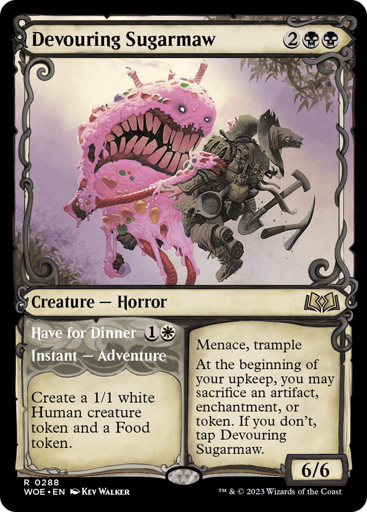 Devouring Sugarmaw // Have For Dinner (Showcase) [Wilds of Eldraine] | Good Games North