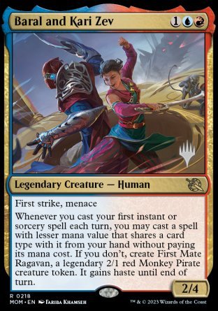 Baral and Kari Zev (Promo Pack) [March of the Machine Promos] | Good Games North