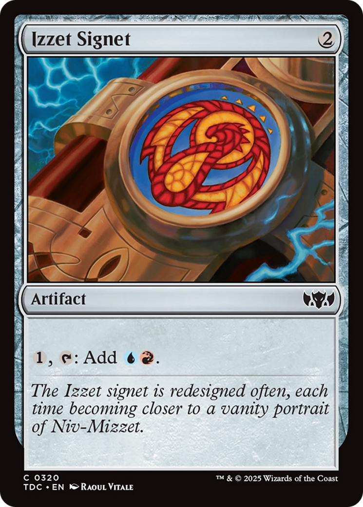 Izzet Signet [Tarkir: Dragonstorm Commander] | Good Games North