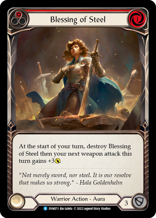 Blessing of Steel (Red) [DYN073] (Dynasty) | Good Games North